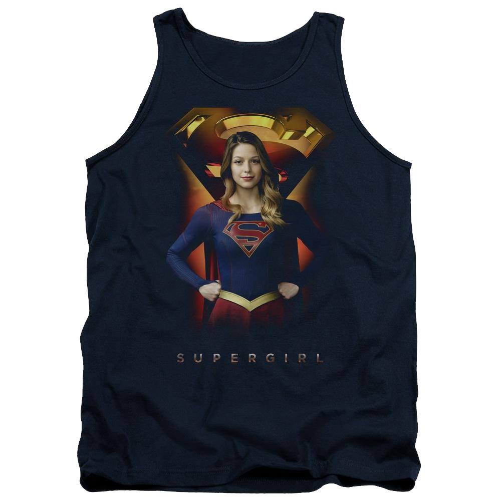 Supergirl Standing Symbol Men's Tank Men's Tank Superman   