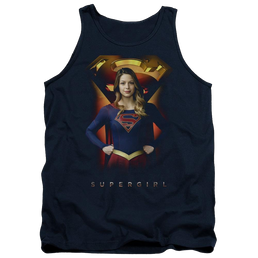 Supergirl Standing Symbol Men's Tank Men's Tank Superman   