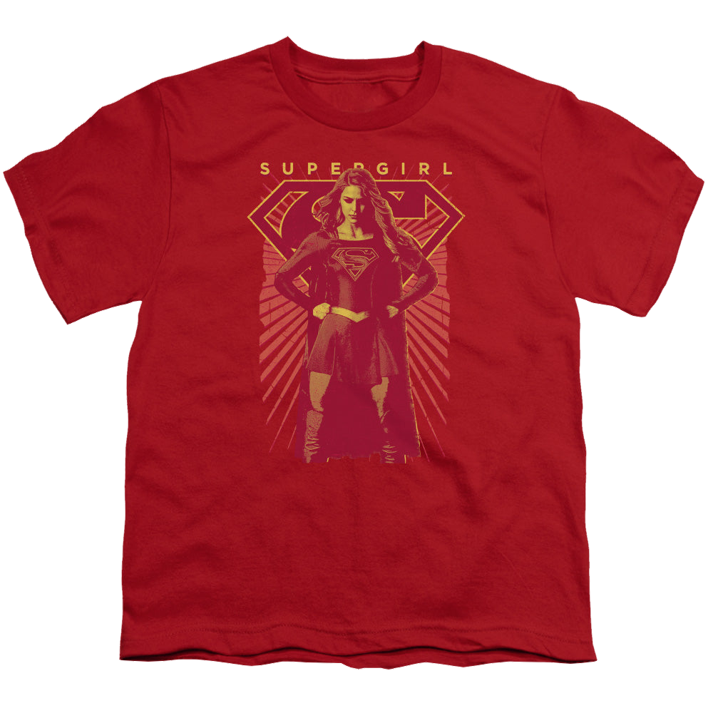 Supergirl (TV Series) Ready Set - Youth T-Shirt Youth T-Shirt (Ages 8-12) Superman   