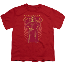 Supergirl (TV Series) Ready Set - Youth T-Shirt Youth T-Shirt (Ages 8-12) Superman   