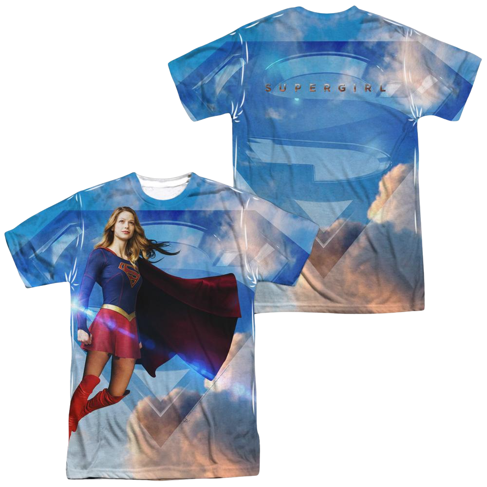 Supergirl Up In The Sky Men's All Over Print T-Shirt Men's All-Over Print T-Shirt Superman   