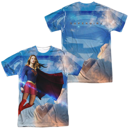 Supergirl Up In The Sky Men's All Over Print T-Shirt Men's All-Over Print T-Shirt Superman   