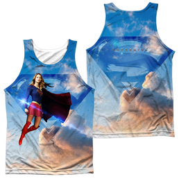 Supergirl Up In The Sky Men's All Over Print Tank Men's All Over Print Tank Superman   
