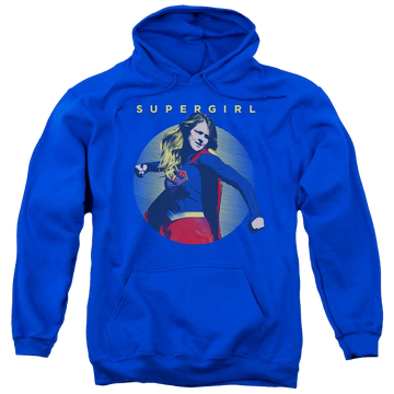 Supergirl Classic Hero Pullover Hoodie Pullover Hoodie Superman   