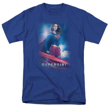 Royal men's regular fit t-shirt with Superman Supergirl Kara Zor El graphic
