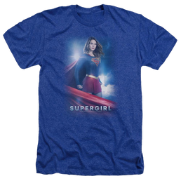 Supergirl Kara Zor El Men's Heather T-Shirt Men's Heather T-Shirt Superman   