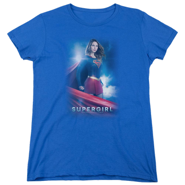 Royal women's t-shirt with Superman Supergirl Kara Zor El graphic