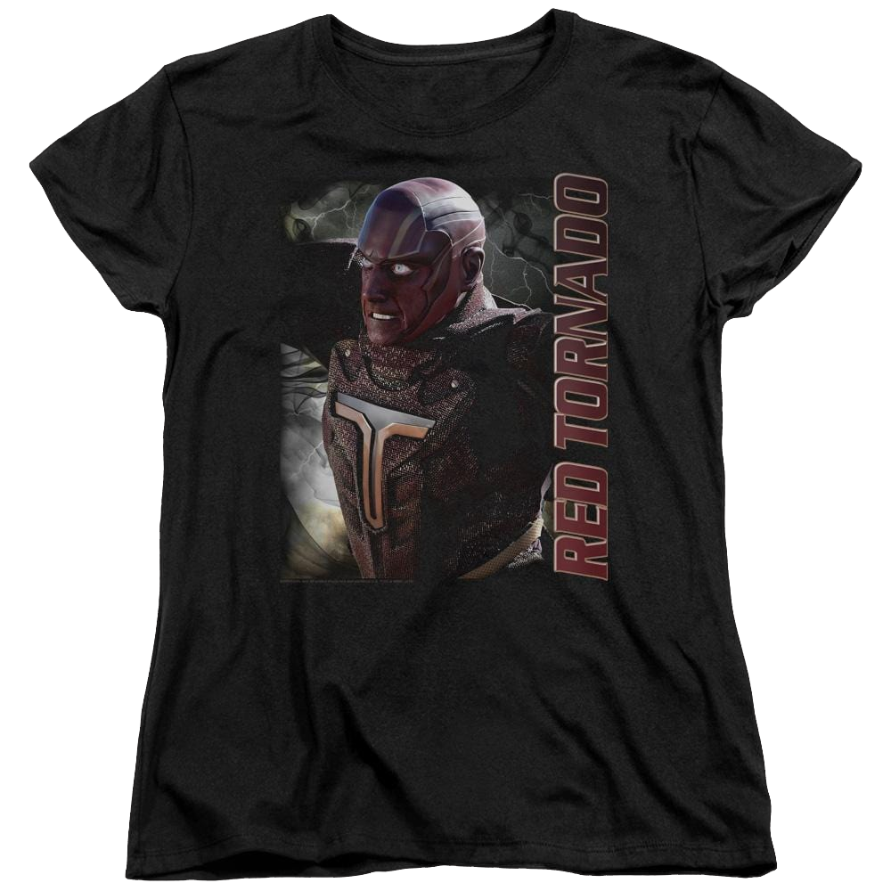 Supergirl Red Tornado Women's T-Shirt Women's T-Shirt Superman   