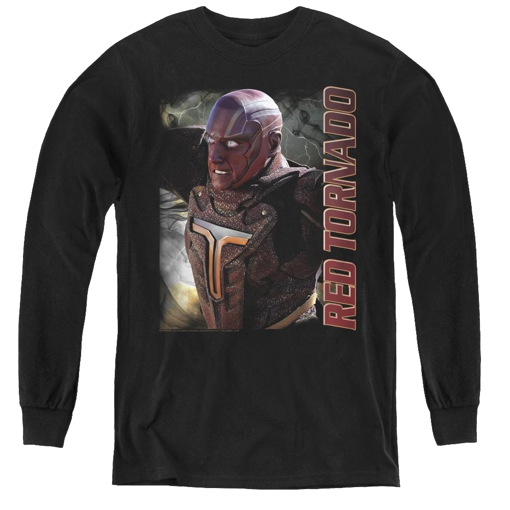 Supergirl (Tv Series) Red Tornado - Youth Long Sleeve T-Shirt Youth Long Sleeve T-Shirt Superman   