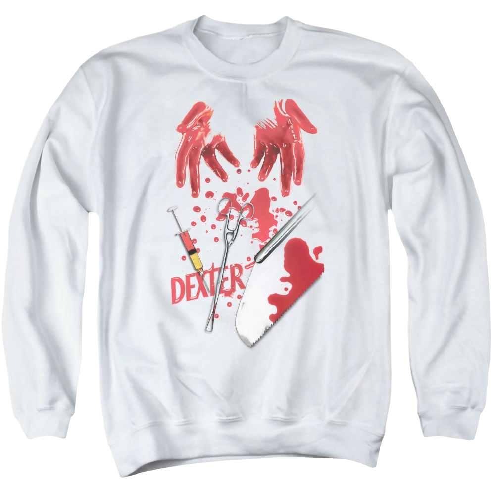 Dexter Tools Of The Trade - Men's Crewneck Sweatshirt Men's Crewneck Sweatshirt Dexter   