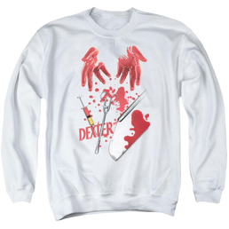 Dexter Tools Of The Trade - Men's Crewneck Sweatshirt Men's Crewneck Sweatshirt Dexter   