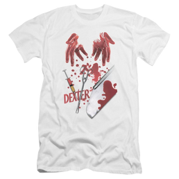 Dexter Tools Of The Trade - Men's Premium Slim Fit T-Shirt Men's Premium Slim Fit T-Shirt Dexter   