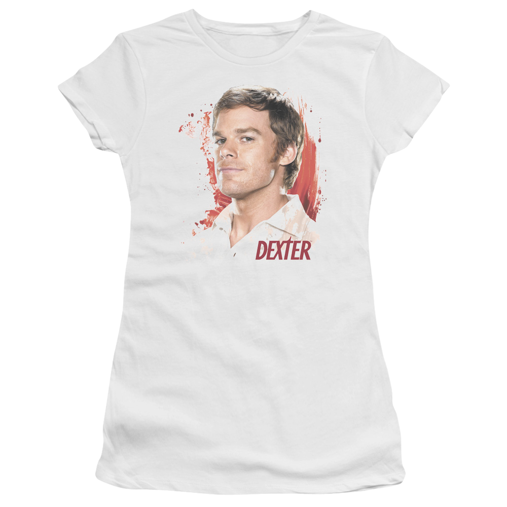 Dexter Blood Splatter - Juniors T-Shirt Juniors T-Shirt Dexter   