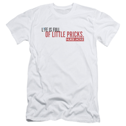 Nurse Jackie Life Is Full - Men's Slim Fit T-Shirt Men's Slim Fit T-Shirt Nurse Jackie   