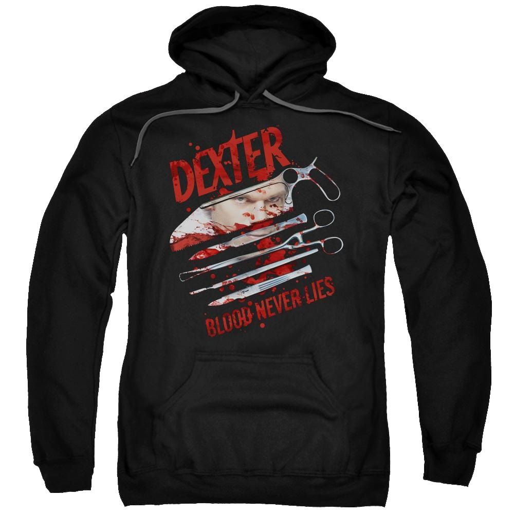 Dexter Blood Never Lies - Pullover Hoodie Pullover Hoodie Dexter   