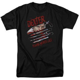 Dexter Blood Never Lies - Men's Regular Fit T-Shirt Men's Regular Fit T-Shirt Dexter   