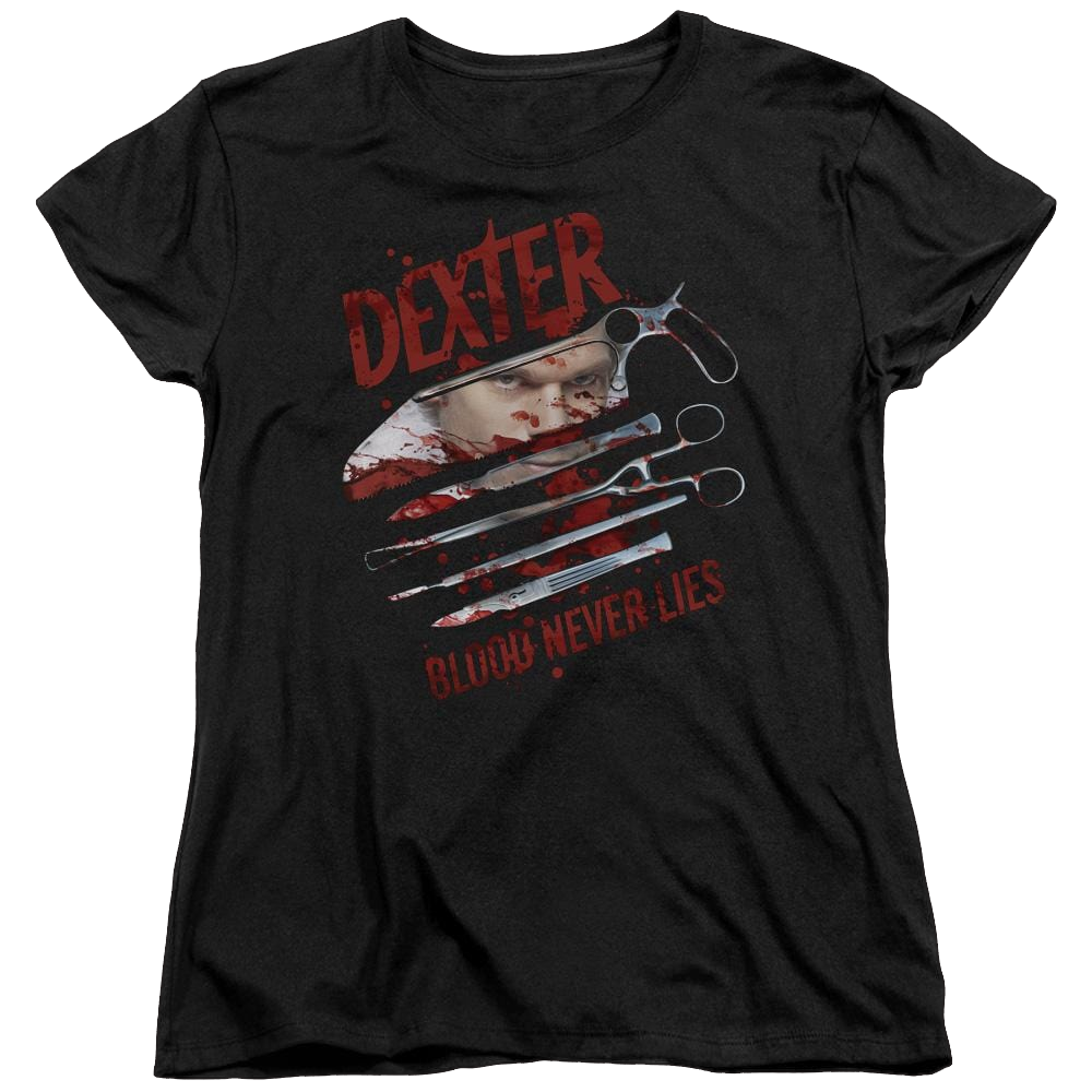 Dexter Blood Never Lies - Women's T-Shirt Women's T-Shirt Dexter   