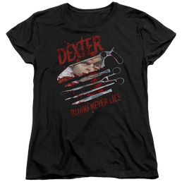 Dexter Blood Never Lies - Women's T-Shirt Women's T-Shirt Dexter   