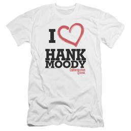 Californication I Heart Hank Moody - Men's Premium Slim Fit T-Shirt Men's Premium Slim Fit T-Shirt Californication   