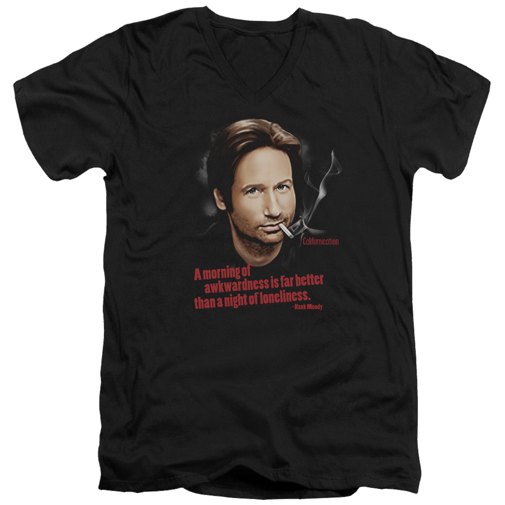 Californication Morning Night - Men's V-Neck T-Shirt Men's V-Neck T-Shirt Californication   