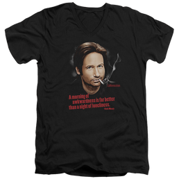 Californication Morning Night - Men's V-Neck T-Shirt Men's V-Neck T-Shirt Californication   