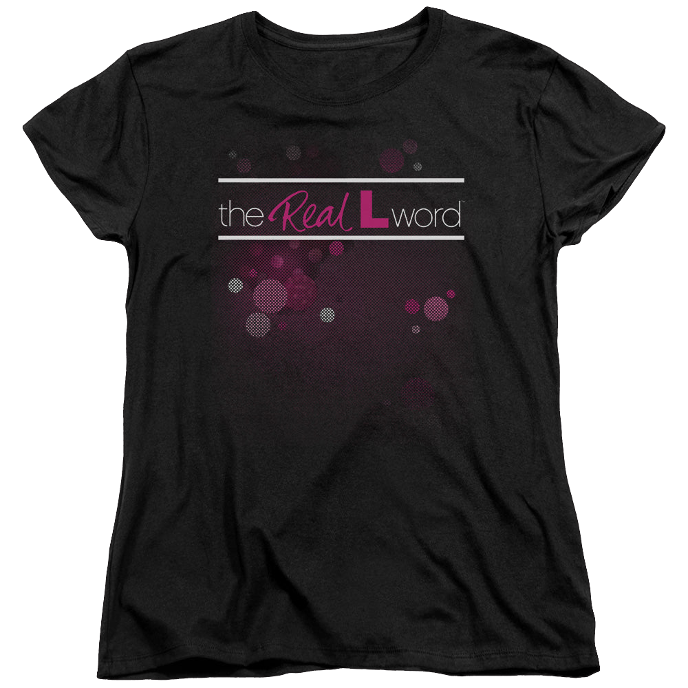 Real L Word, The Flashy Logo - Women's T-Shirt Women's T-Shirt The Real L Word   