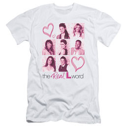 Real L Word, The Hearts - Men's Slim Fit T-Shirt Men's Slim Fit T-Shirt The Real L Word   
