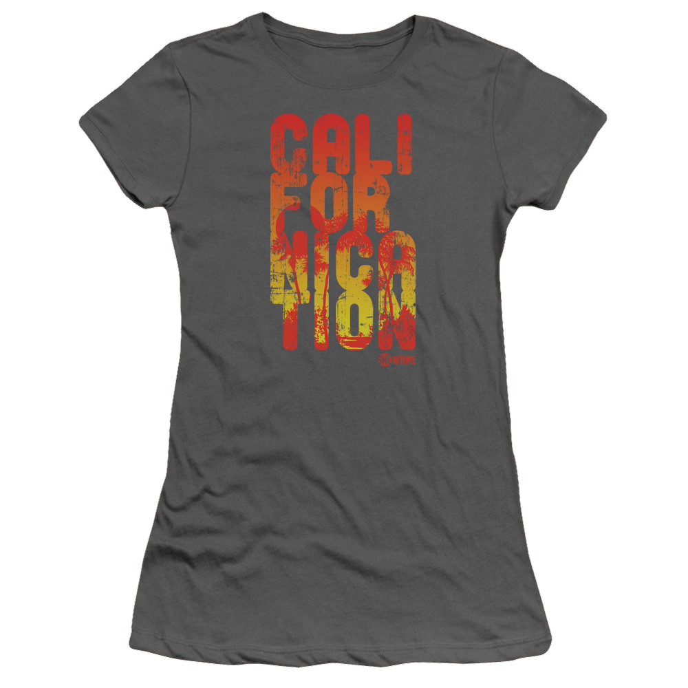 Californication Cali Type - Juniors T-Shirt Juniors T-Shirt Californication   