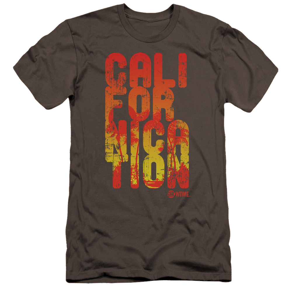 Californication Cali Type - Men's Premium Slim Fit T-Shirt Men's Premium Slim Fit T-Shirt Californication   