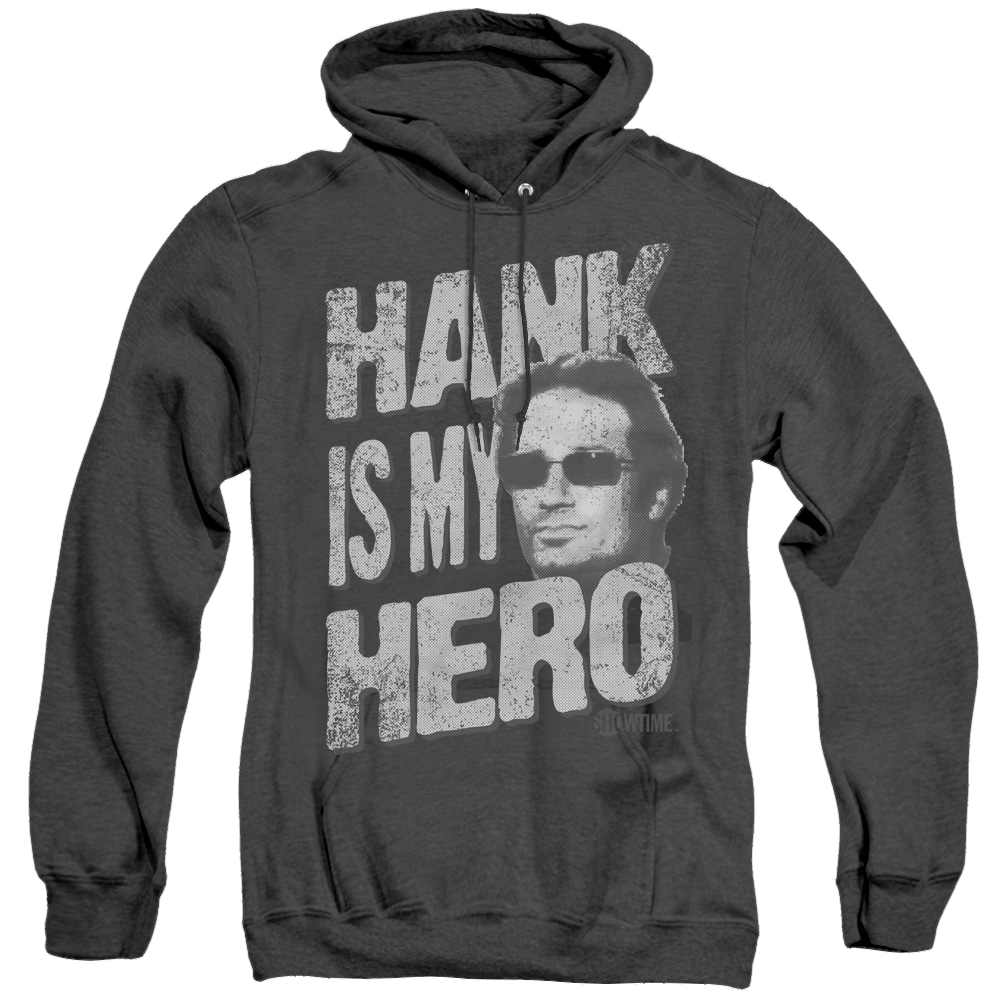 Californication Hank Is My Hero - Heather Pullover Hoodie Heather Pullover Hoodie Californication   