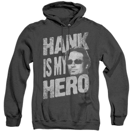Californication Hank Is My Hero - Heather Pullover Hoodie Heather Pullover Hoodie Californication   