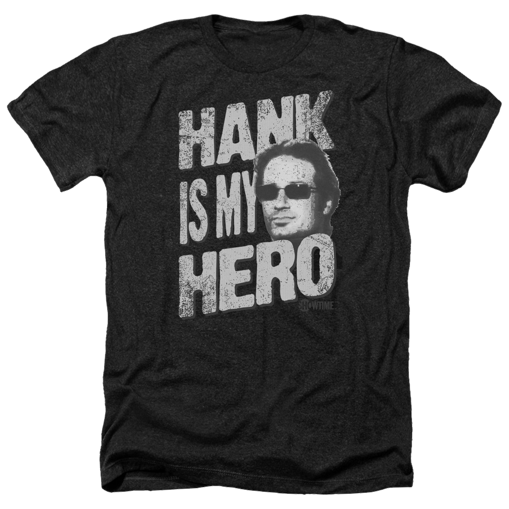 Californication Hank Is My Hero - Men's Heather T-Shirt Men's Heather T-Shirt Californication   