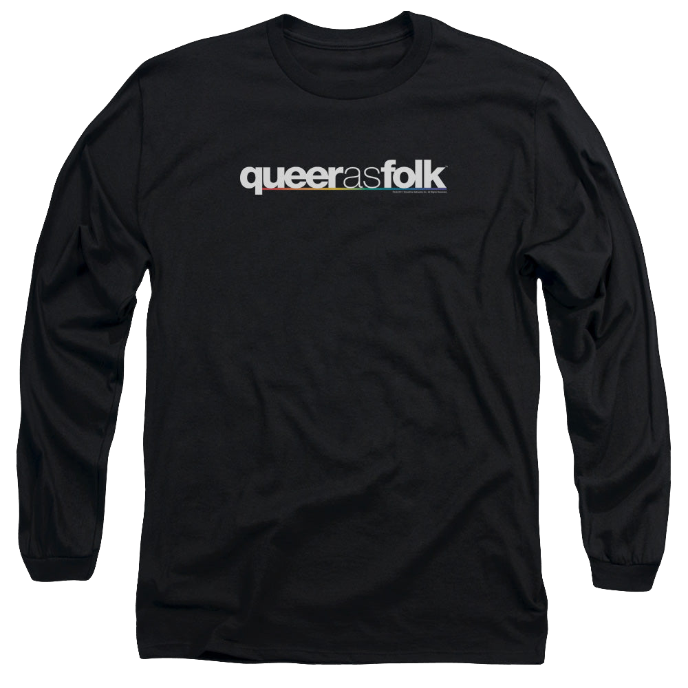 Queer as Folk Logo - Men's Long Sleeve T-Shirt Men's Long Sleeve T-Shirt Queer as Folk   