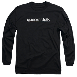 Queer as Folk Logo - Men's Long Sleeve T-Shirt Men's Long Sleeve T-Shirt Queer as Folk   