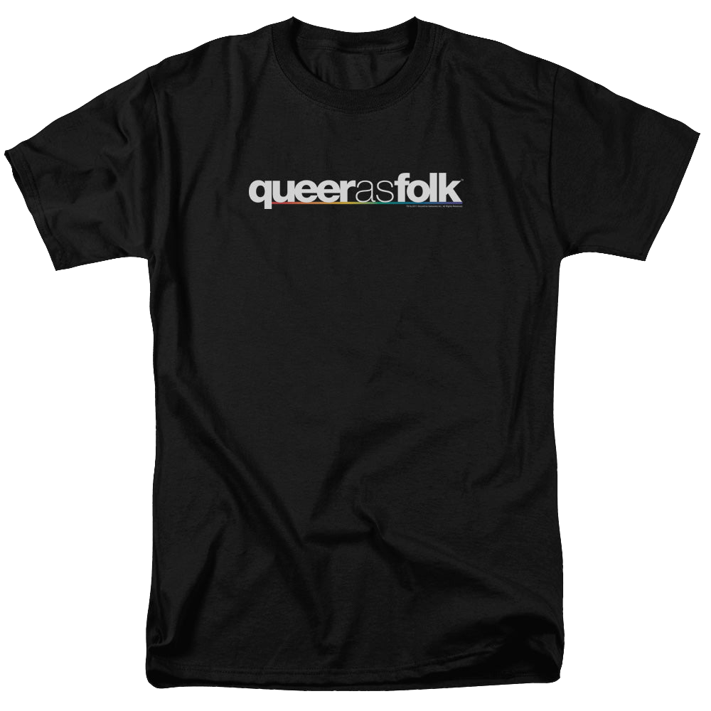 Queer as Folk Logo - Men's Regular Fit T-Shirt Men's Regular Fit T-Shirt Queer as Folk   