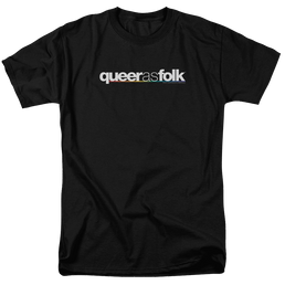 Queer as Folk Logo - Men's Regular Fit T-Shirt Men's Regular Fit T-Shirt Queer as Folk   