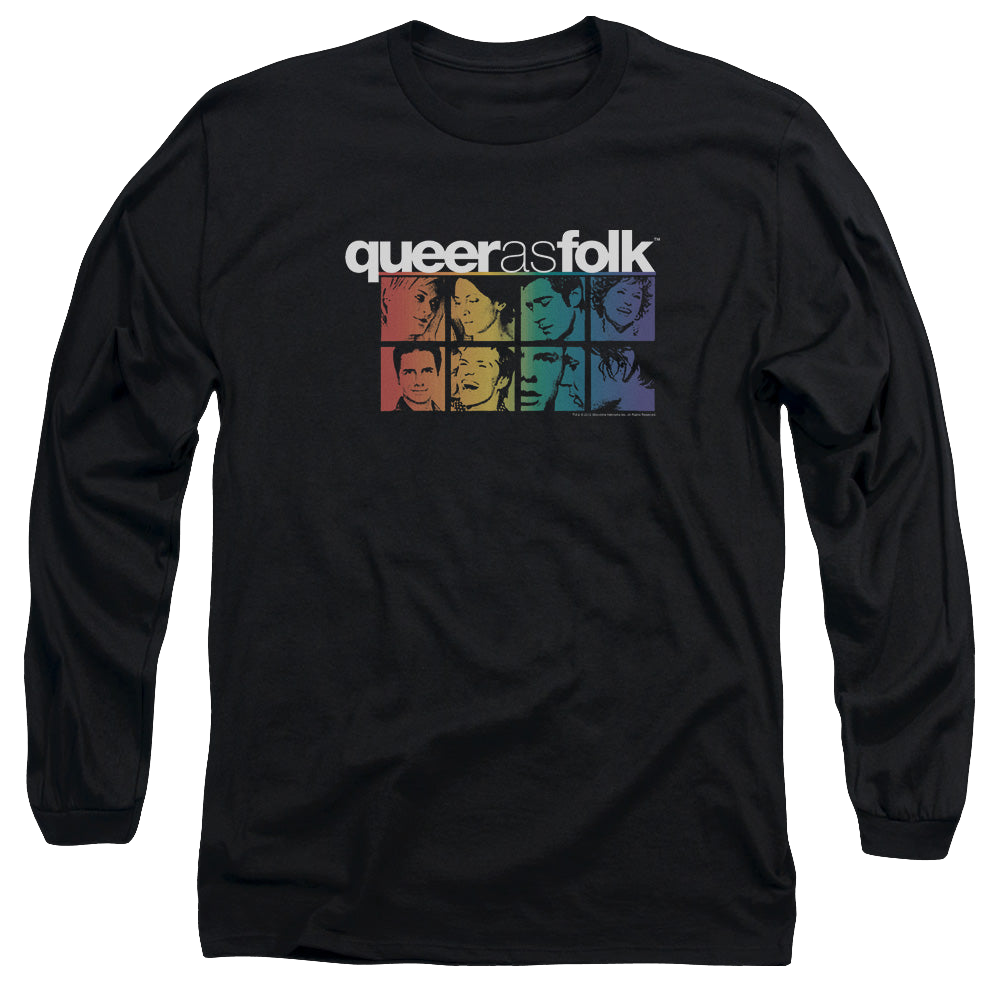 Queer as Folk Cast - Men's Long Sleeve T-Shirt Men's Long Sleeve T-Shirt Queer as Folk   