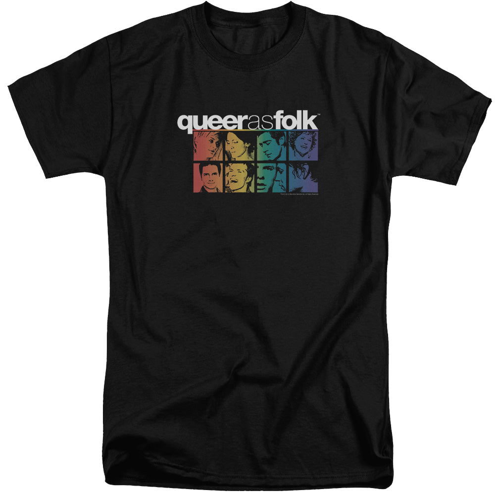 Queer as Folk Cast - Men's Tall Fit T-Shirt Men's Tall Fit T-Shirt Queer as Folk   