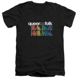 Queer as Folk Cast - Men's V-Neck T-Shirt Men's V-Neck T-Shirt Queer as Folk   