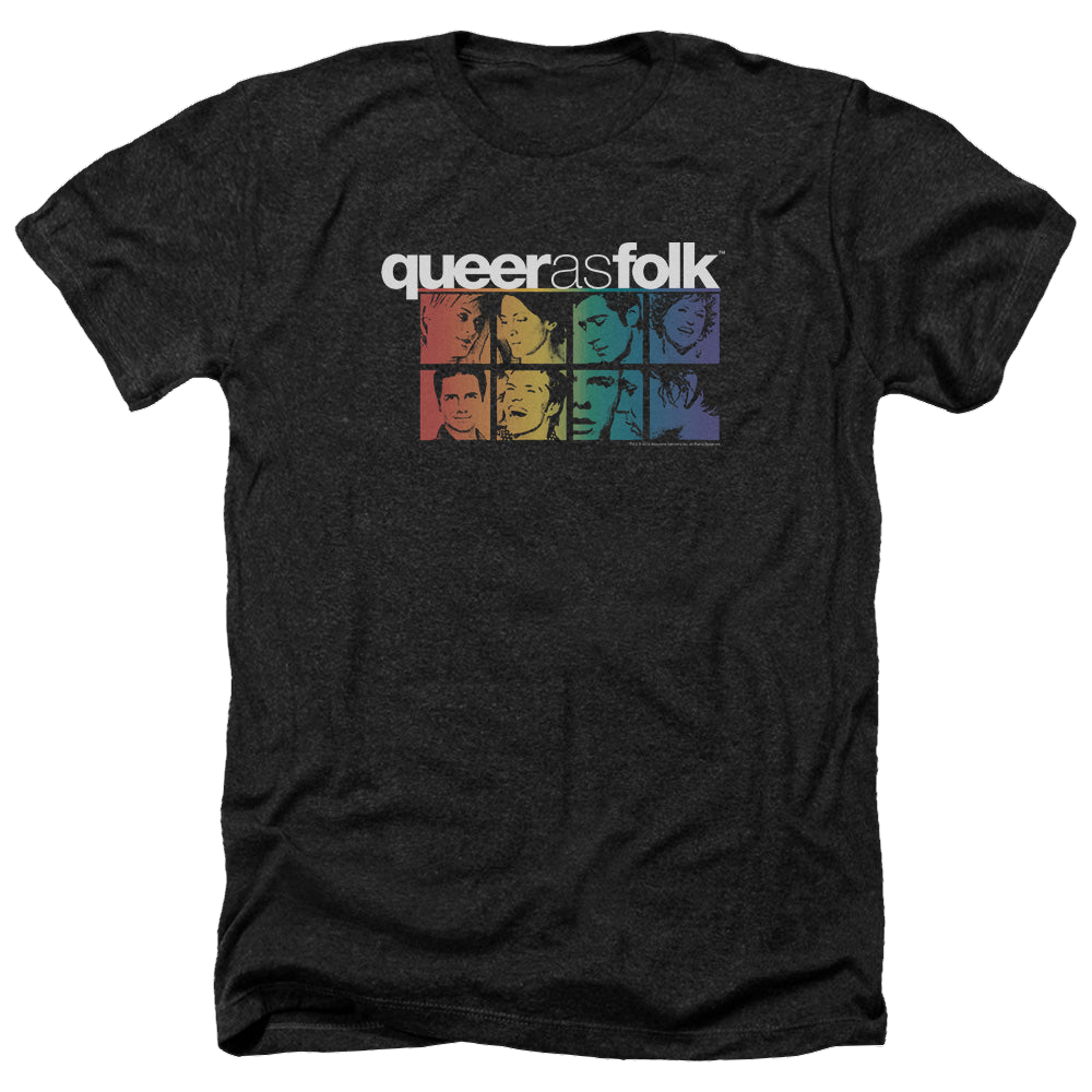 Queer as Folk Cast - Men's Heather T-Shirt Men's Heather T-Shirt Queer as Folk   