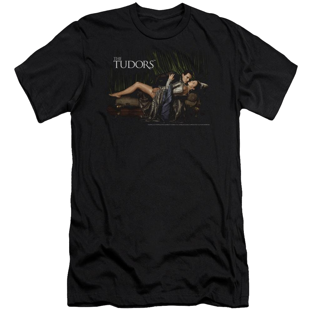 The Tudors The King And His Queen Men's Premium Slim Fit T-Shirt Men's Premium Slim Fit T-Shirt The Tudors   