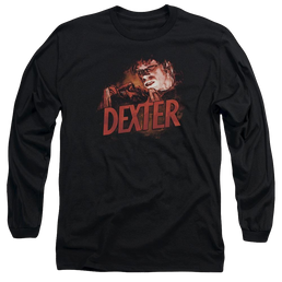 Dexter Drawing - Men's Long Sleeve T-Shirt Men's Long Sleeve T-Shirt Dexter   