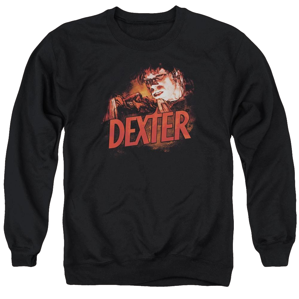 Dexter Drawing - Men's Crewneck Sweatshirt Men's Crewneck Sweatshirt Dexter   