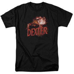 Dexter Drawing - Men's Regular Fit T-Shirt Men's Regular Fit T-Shirt Dexter   