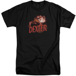 Dexter Drawing - Men's Tall Fit T-Shirt Men's Tall Fit T-Shirt Dexter   