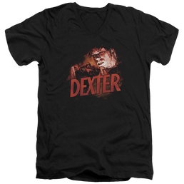 Dexter Drawing - Men's V-Neck T-Shirt Men's V-Neck T-Shirt Dexter   