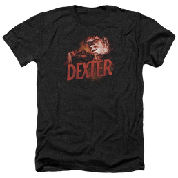 Dexter Drawing - Men's Heather T-Shirt Men's Heather T-Shirt Dexter   