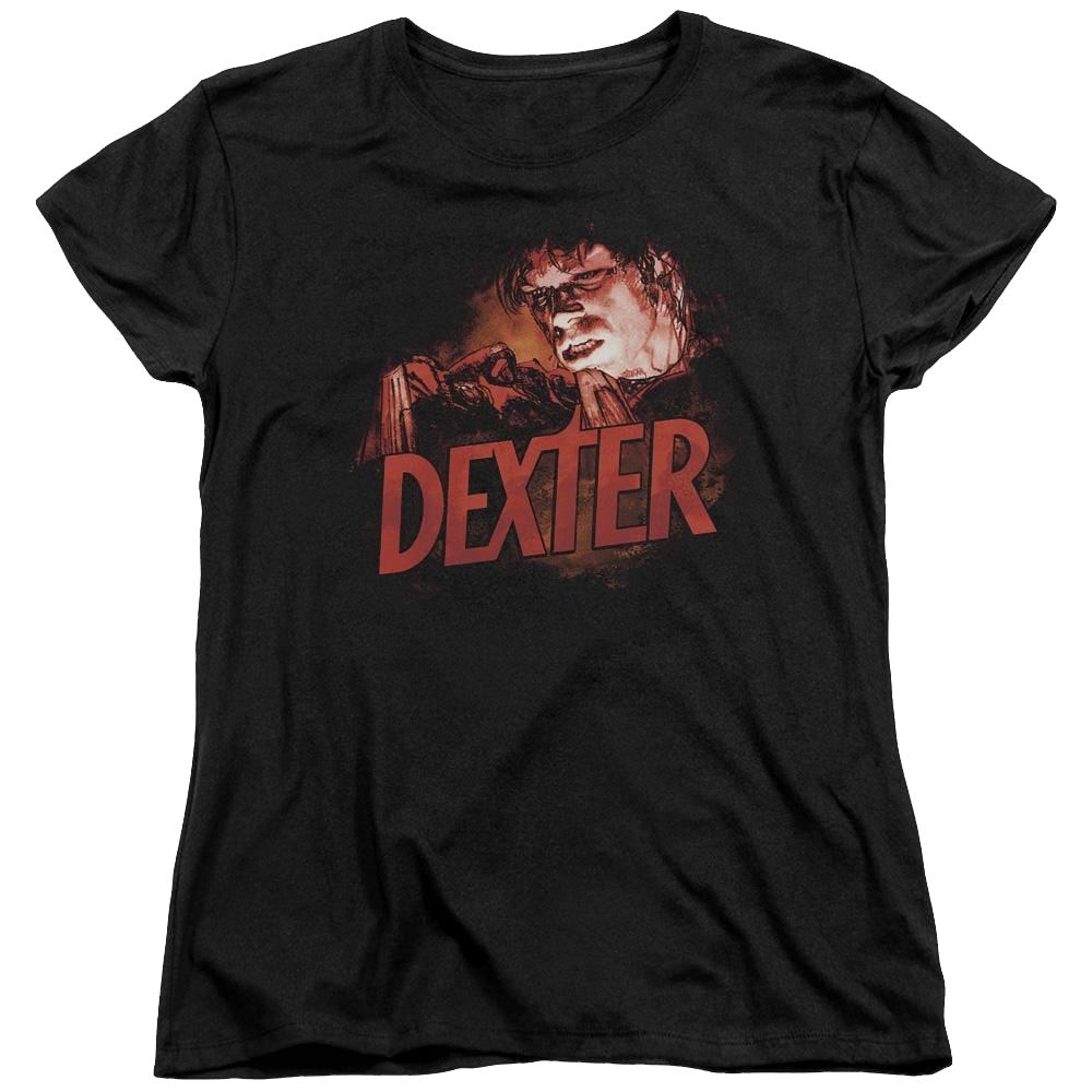 Dexter Drawing - Women's T-Shirt Women's T-Shirt Dexter   
