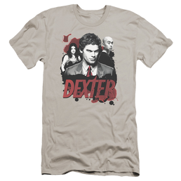 Dexter Bloody Trio - Men's Premium Slim Fit T-Shirt Men's Premium Slim Fit T-Shirt Dexter   