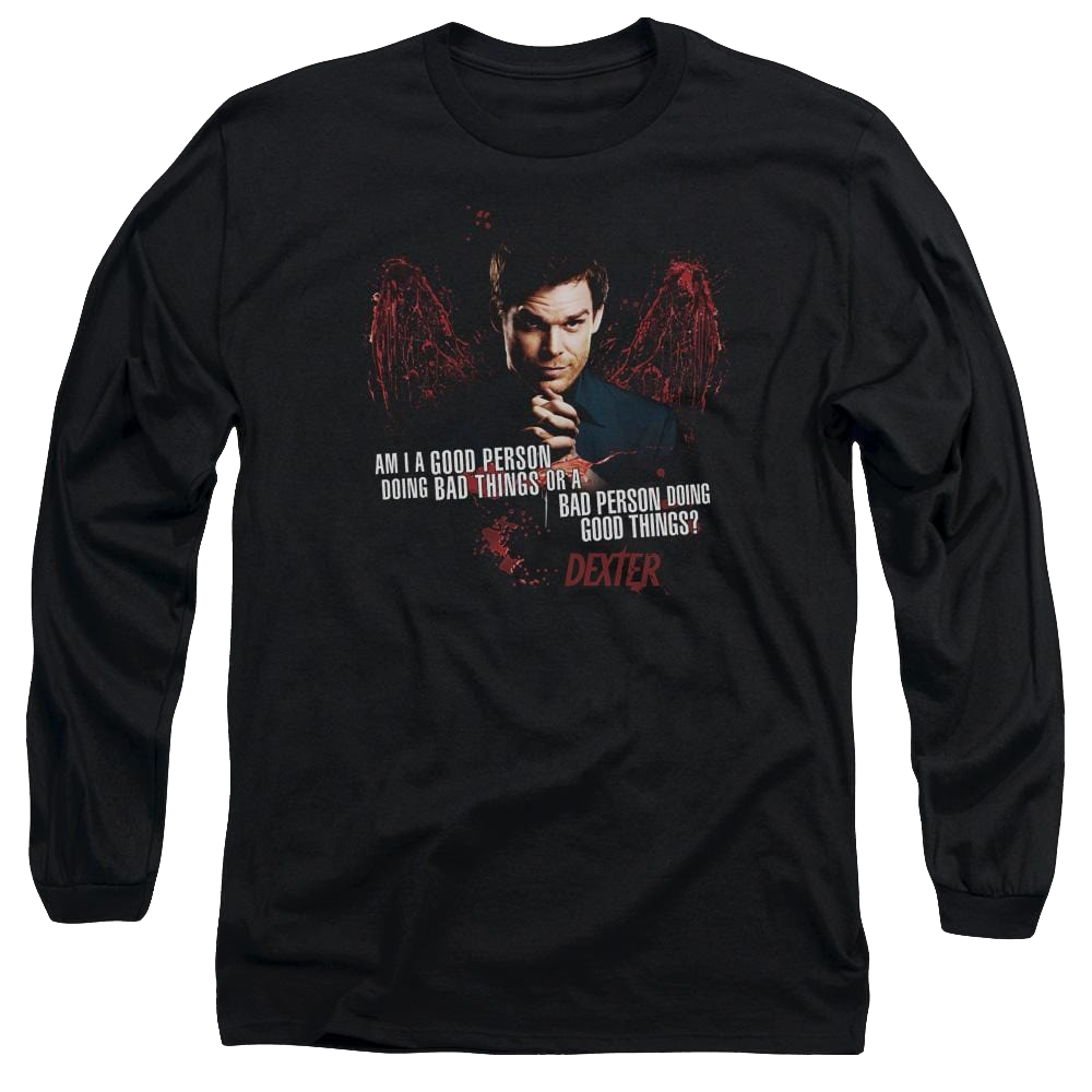 Dexter Good Bad - Men's Long Sleeve T-Shirt Men's Long Sleeve T-Shirt Dexter   